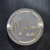 Customized Frosted & Shining Look Acrylic Name Plate Embossed Letter Laser Cut for Entrance Decoration (12inX12in)_ch02