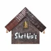 Gharaakaar - Decorative Wooden Name Plate