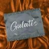 Gulati's - Grey and Metallic Black Resin Nameplate