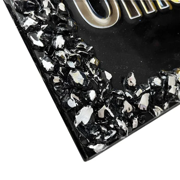 Umesh Krishna - Black Resin Nameplate