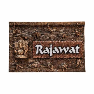 Vighnaharta - Decorative Wooden Name Plate