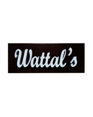 Nameplatewali Teakwood Nameplate