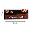 Nameplatewali -Teakwood Agrawal's Customized Nameplate