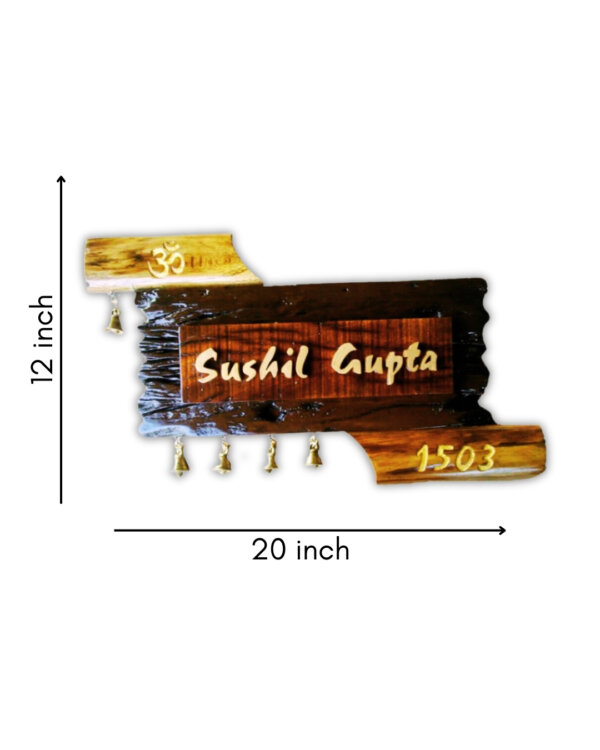 Nameplatewali -Teakwood Gupta's Customized Nameplate