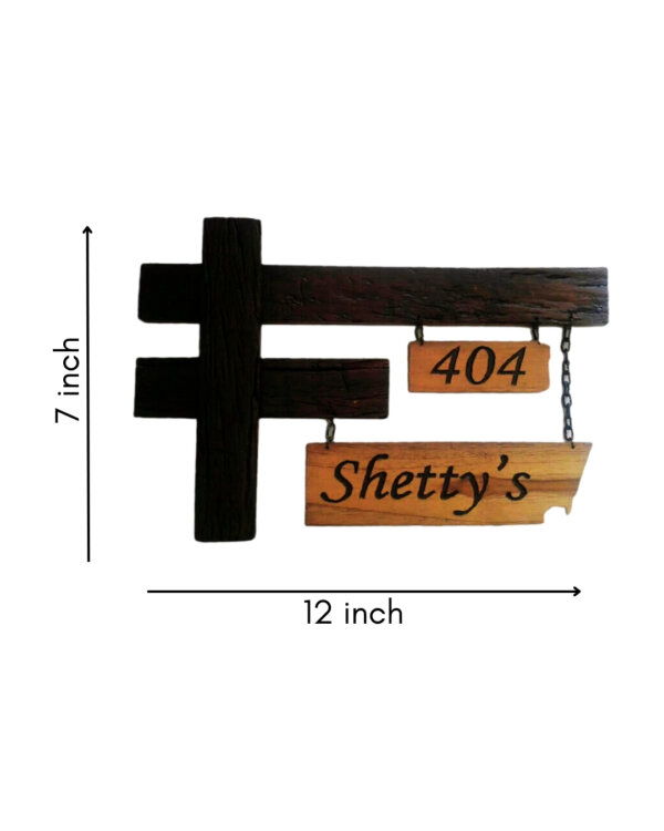 Nameplatewali Teakwood Customized Nameplates
