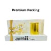 amiicraft Decorative Elephant Pen Holder, White and Gold, Desktop Organiser with Metal Container
